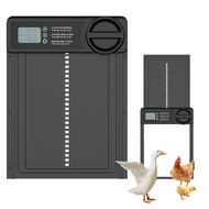 Automatic chicken coop door, automatic timed chicken door, IP45 waterproof aluminum alloy pet door