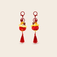 Meaning Lantern Small Animal PVC/Plush Keychain Pendant Cute Mini Bag Pendant Small Gift 2026.8.30