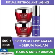 [LEBIH HEMAT] Olay Retinol Ritual Pelembap & Serum Anti Aging