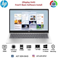 HP 14-EP0135TU 14"FHD Laptop Gold Intel® Core™ i3-N305 8GB 512GB SSD Intel W11 (Display Unit)