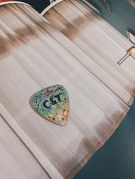 【客製化禮物】夜光押花彩虹結他撥片PICK