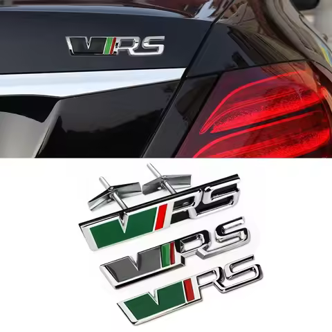 For Skoda Rapid Kodiaq Yeti Karoq VRS 2 A7 Tour RS Octavia Fabia Superb Alloy Emblem Car Front Grill