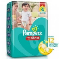 Pampers DRY PANTS S11/M9/L8/XL7/XXL6