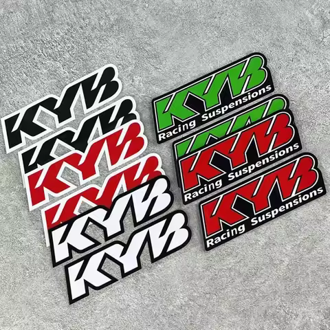 2PCS Racing Suspensions Motorcycle Stickers for Kyb Fork Suspension Vinyl Decals
