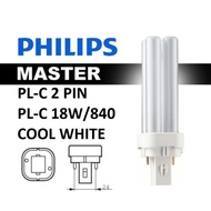 Philips Master PL-C 18W/840 - 2Pin - 6 Pieces Free 4 Pieces (Cool White)