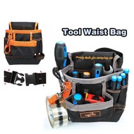 Electrician Tool Bag – 8-Pocket Oxford Waist Tool Belt Pouch Tool Belt Tool Pouch