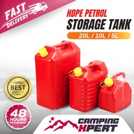 Petrol Storage Tank 5L/ 10L/ 20L Oil Tank Petrol Tank Motorcycle Car Jerry Can Petrol Tong Minyak Pe