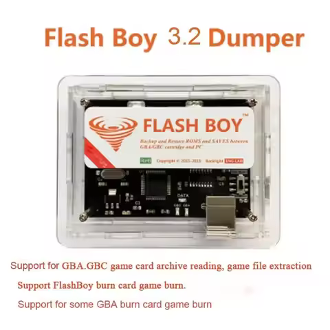 Flash Boy 3.2 Cyclone Dumper For GameBoy GBC GBA ROMS Game Cartridge Flasher Dumper USB Support Game