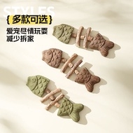 Cat Creative Grilled Fish Toy Fish Bones Mutian Polygonum Molar Stick Simulation Fish Teeth Cleaning
