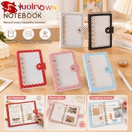 LUOLRV A7 Binder Cover, PVC  Polka Dot  Binder, Multi-functional Polka Dot A7 Kpop Photocard Album C