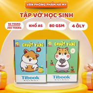 Tập vở học sinh Chuột Vàng Thuận Tiến Khổ A5 Giấy Dày 80gsm Vở 4 ÔLy