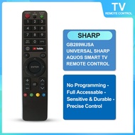 GB289WJSA SHARP INFRARED REMOTE CONTROL FOR SHARP AQUOS SMART TV SERIES GB326WJSA GB238WJSA GB105WJS