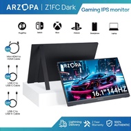 ARZOPA Z1FC 16.1'' 144Hz Portable Gaming Monitor with Dual Speakers