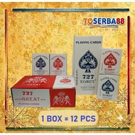 Queen Great/Joker Egret (Kad Permainan) [1 Kotak 12 Keping]