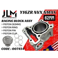 JLM 62 MM Y16 Y16ZR NVX155 NVX NMAX 62MM RACING BLOCK SET CYLINDER BLOCK SET RACING