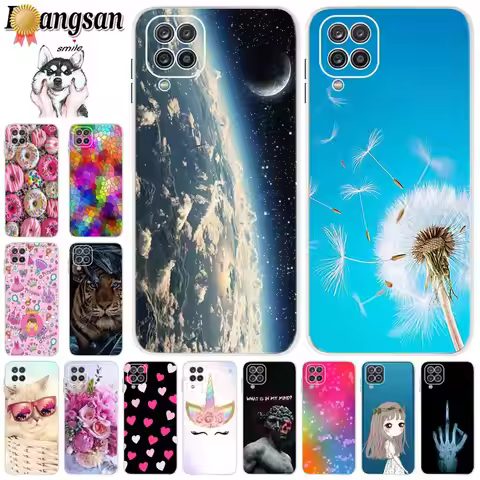For Samsung Galaxy A12 Case Clear Boy Women Soft TPU Shockproof Silicone Back Cover For Samsung Gala