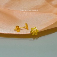 EMAS 375 SUBANG BUNGA 375 GOLD EARRINGS S120