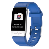 全城熱賣 - T1測體溫智慧手環心電心率血壓血氧監測多運動模式（藍色）