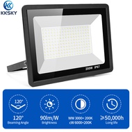 KKSKY Electric Flood Light Led 220v Outdoor Spotlight Ip66 Waterproof Wall Lights Warm White 100w 20