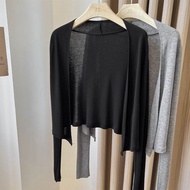 Bamboo Rayon Sun Protection Cardigan Light Weight Summer Shawl
