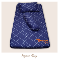 Sprei 90x200 Single Aesthetic Motif Kotak Kotak Sudut Karet