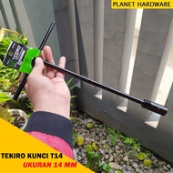 Tekiro T14 Black Socket Socket Socket Shock 14 MM Black