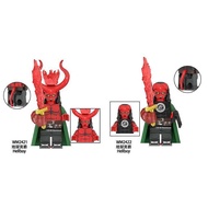 WM Building Blocks Toy Hellboy Building Blocks Doll Assembled Model Gift ajLc