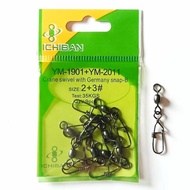 Ichiban YM1901+YM2011 Crane Swivel with Germany Snap-B