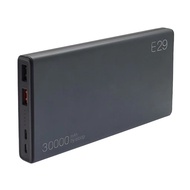 ELOOP E29 POWER BANK 30000mAh สีดำ ชาร์จเร็ว QC3.0 + QC2.0 พาวเวอร์แบงค์ แบตเตอรี่สำรอง Power Bank