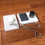 Graphite Crucible Set, Ingot Mould Set High Purity Graphite Torch Melting Casting Kit for Metal,Gold