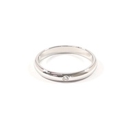 【日本直送 中古美品】8号 カルティエ CARTIER リング・指輪 1895 ウェディング Pt950プラチナ/ダイヤモンド シルバー XUX621