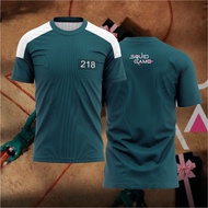 [READY STOCK] HRT SG01 - 218 JERSEY SQUID GAME GREEN PLAYER