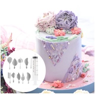 10pcs/set 3D Jelly Flower Art Tools Jelly Cake Gelatin 3D Pudding Nozzle/ 布丁针/蛋糕装饰模具/烘培用具/3D果冻花裱花针 布