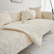 1/2/3/4 Seater Thicken Chenille Sofa Seat Cover Pets Kid Mat Sofa Towel Anti-slip L Shape Sofa Prote