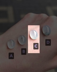 冰種 天然翡翠 緬甸翡翠A玉 玉鐲 • 玻璃種白剛飄花翡翠蛋面裸石