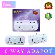T-Adaport Multi Adaptor 3pin Universal Outlet USB Extension Plug Trailing Socket Extension Socket Ad