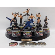 RARE Bruce Lee Action Figure Dydo Collection Complete Set