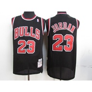 GXjJ 533 Chicago Bulls team MEN Basketball Jerseys Sportswear S-XXL Jordan #23 97-98 classic black