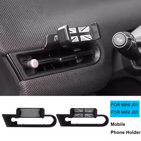 Car Phone Holder for Mini Cooper E SE J01 EV J05 Aceman 2024 Car Air Vent Phone Mount Shockproof Aut
