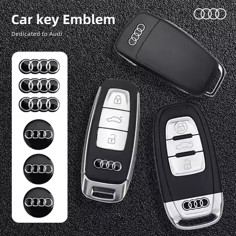 16mm 14mm For Audi Q5 Q3 Q7 R8 A3 A4L A5 A6L A8 A1 TT 8L A4 A5 A6 Car Key Shell Remote Case Cover Al