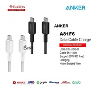 Anker USB-C to USB-C 6ft 1.8m Braided Data Charger Cable A81F6