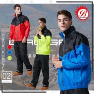 [RCF-Raincoat Explorer] BAOGANI B02 Extreme Parkour Function Two-Piece Raincoat-