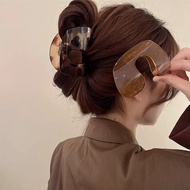 Vintage U-Shaped Acrylic Hair Clip Grips Hairpin Headwear Hair Accessory for  Women Girls