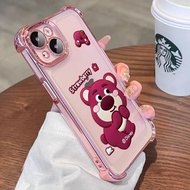 Strawberry Bear Pattern Case For Oppo Reno 10 10pro 9 9pro1111f 11pro 12 12pro12f Phone Case Soft An