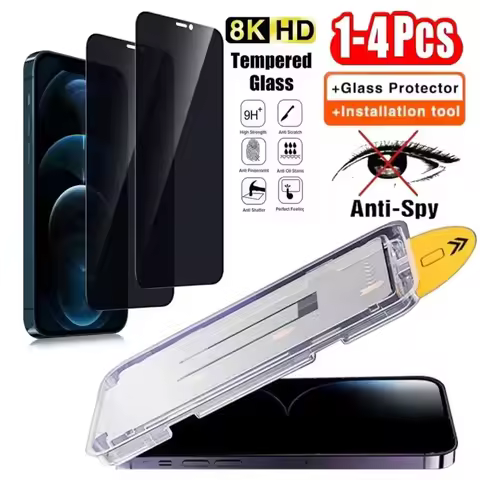 1-4Pcs Oleophobic Coating Privacy Screen Protector For Samsung A55 5G A54 A52 A53 A16 A15 A35 A32 A1