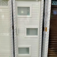 Pintu Kamar Mandi Aluminium Exclusive Putih Dan Coklat 70X200Cm