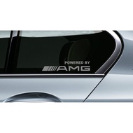 Sticker Powered by AMG Mercedes Benz Universal Car Side Mirror Sticker