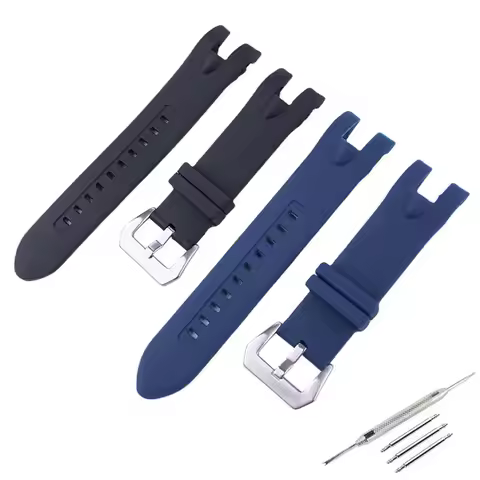Men Silicone watch strap 26mm compatible for INVICTA 6981 women outdoors Sports waterproof rubber wa