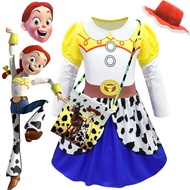 Toy Story cosplay Jessie dress  costume Halloween performance for  children