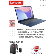 Lenovo IdeaPad Slim 3 14IAH8 83EQ002EMJ 14'' FHD Laptop Abyss Blue